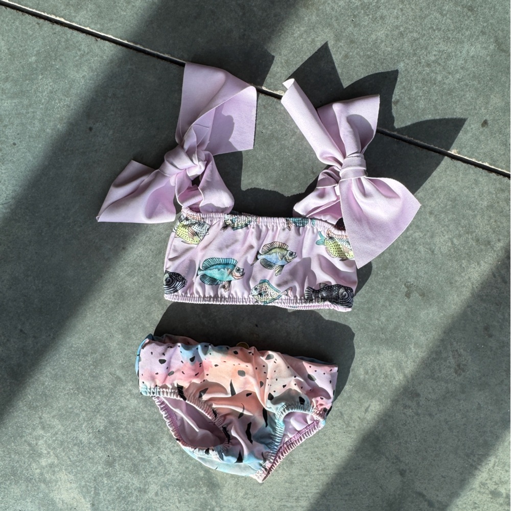 Mola Mola Girls 2T Fish Bikini